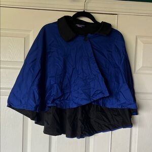Magically Made Blue and Black Women's Cape